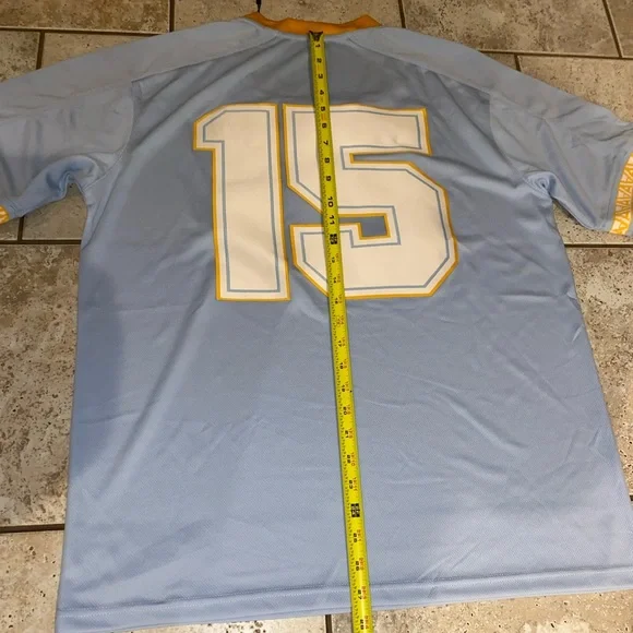 Men’s Alphalete Football Jersey, Light Blue, Small, NWT - Picture 7 of 10
